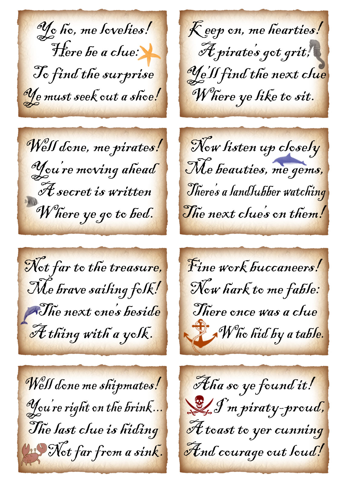 Pirate Treasure Hunt
